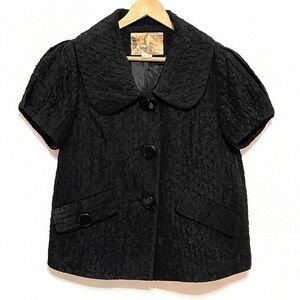 Mac & Jac Woman Black Short Waist Jacket Size S